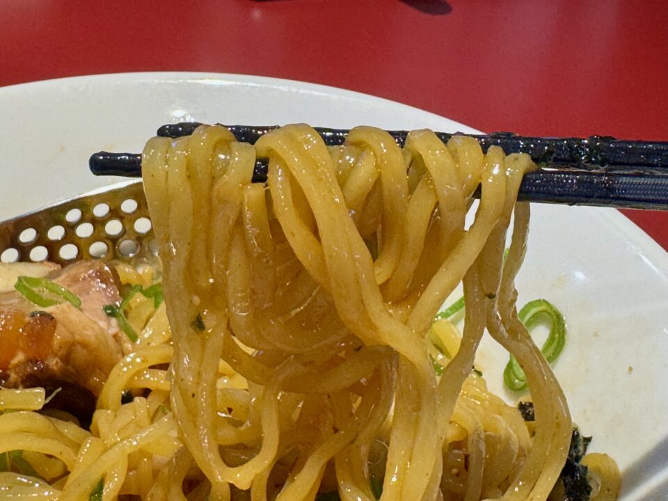 「丸源ラーメン」熟成醤油 油そば
