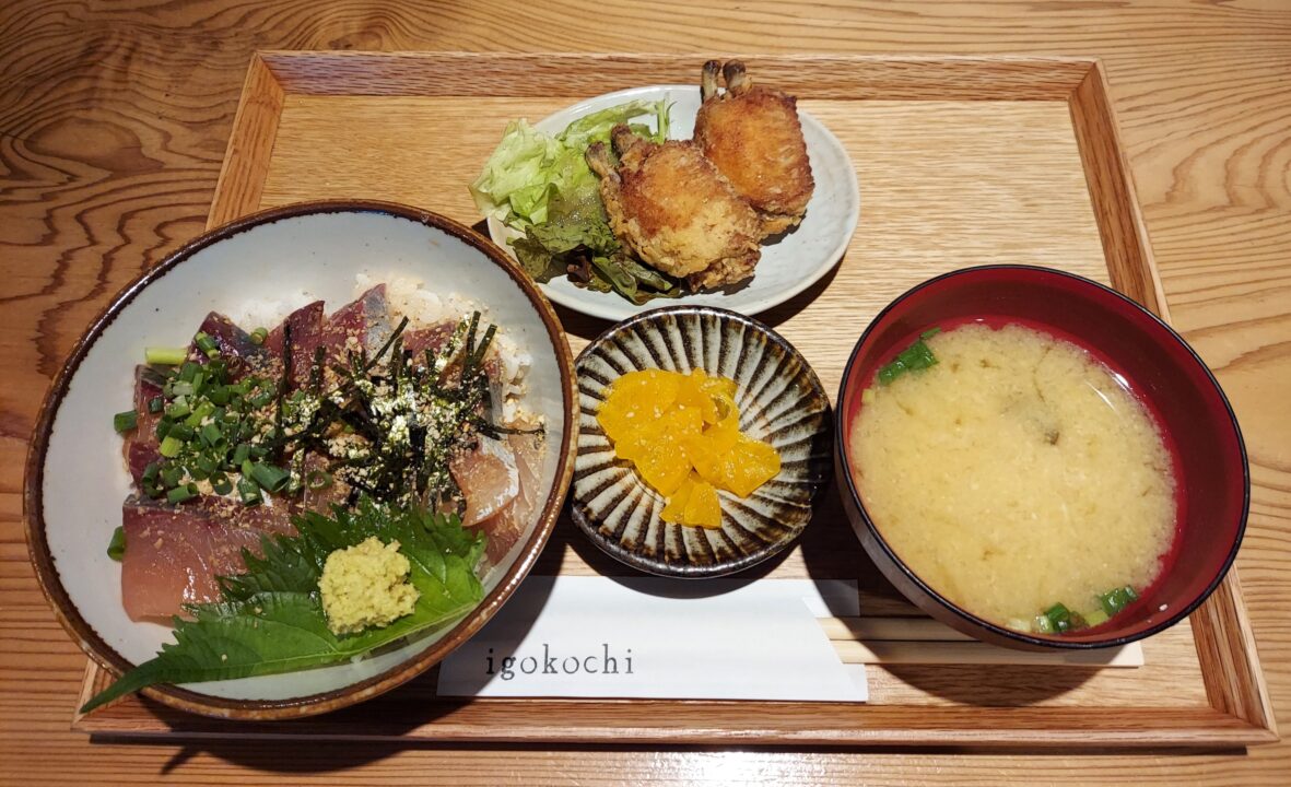 「igokochi（イゴコチ）」のりゅうきゅう丼定食