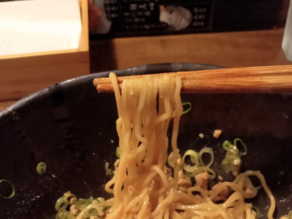 「菜館 好々爺」広島式汁なし担担麺