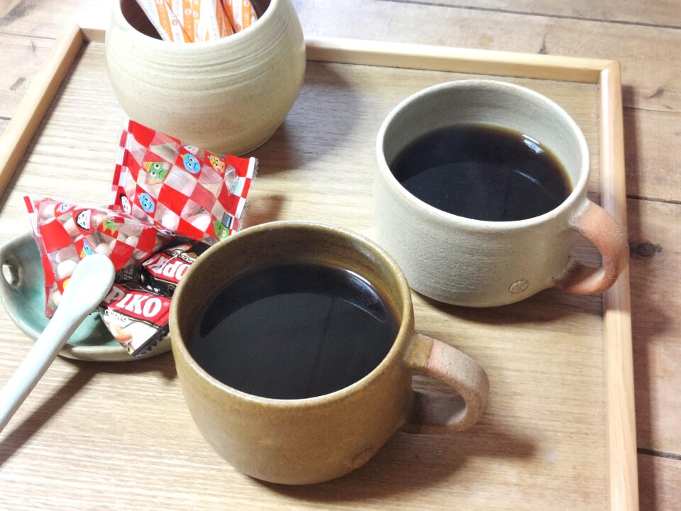 「megusuno cafeときのたね」コーヒー