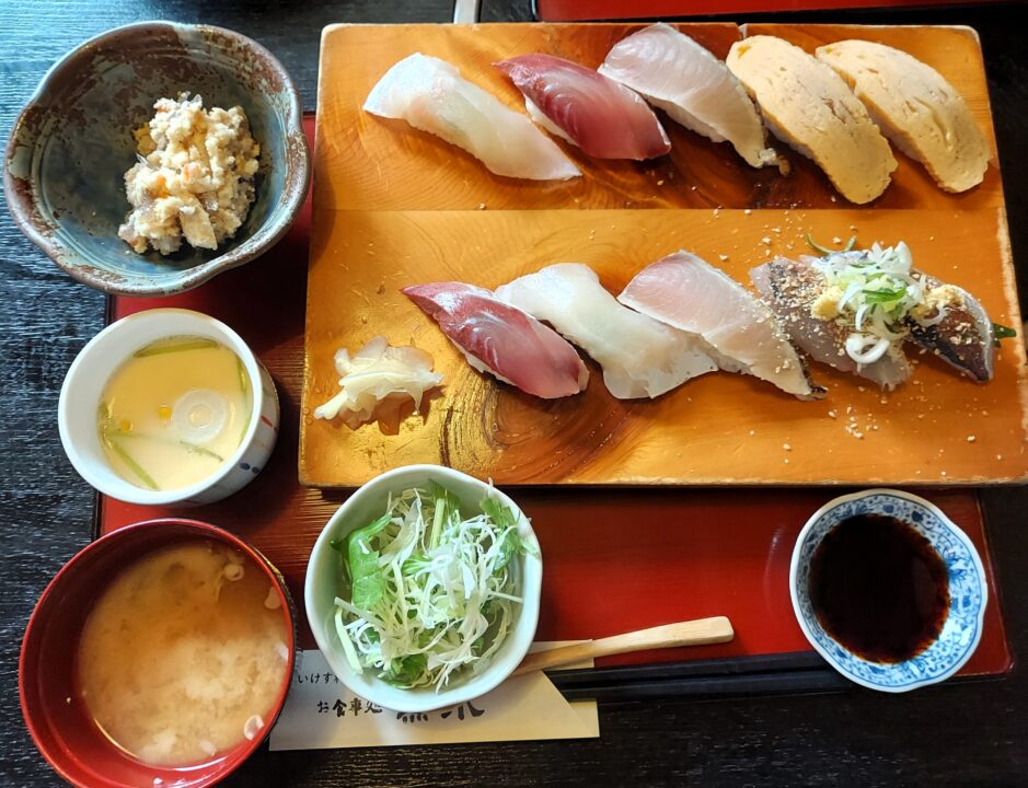 「お食事処 黒木」寿司定食