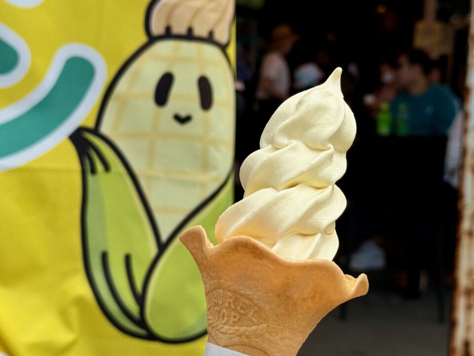 「道の駅すごう」コーンソフトクリーム