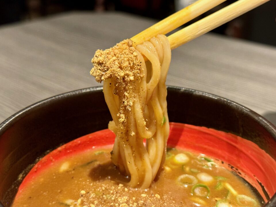 「元祖辛麺屋 桝元 南大分店」特製冷やしつけ麺