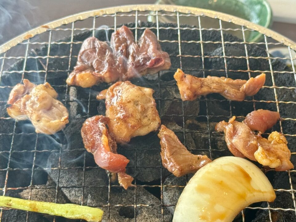 「地鶏のひでさん 綜本店」炭火焼き定食