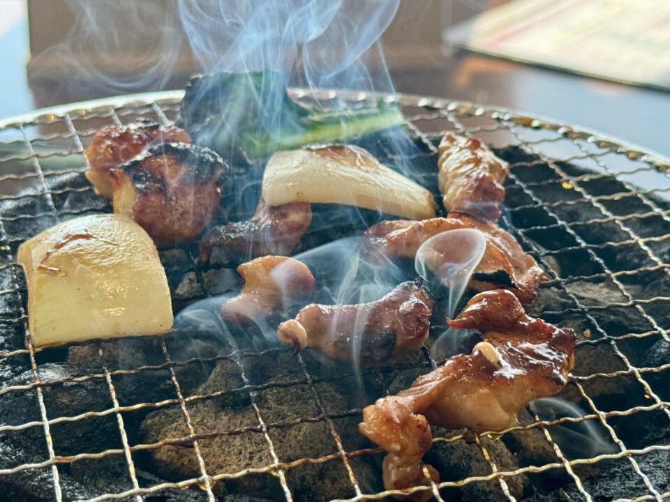 「地鶏のひでさん 綜本店」炭火焼き定食