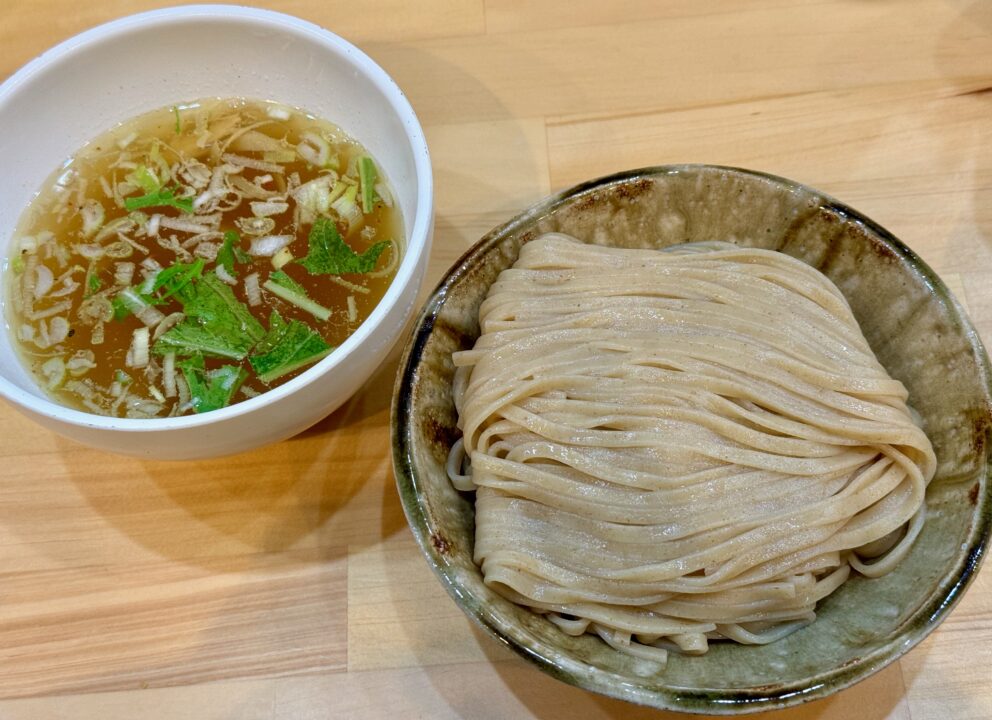 「自家製麺 めぬま」清湯塩つけめん