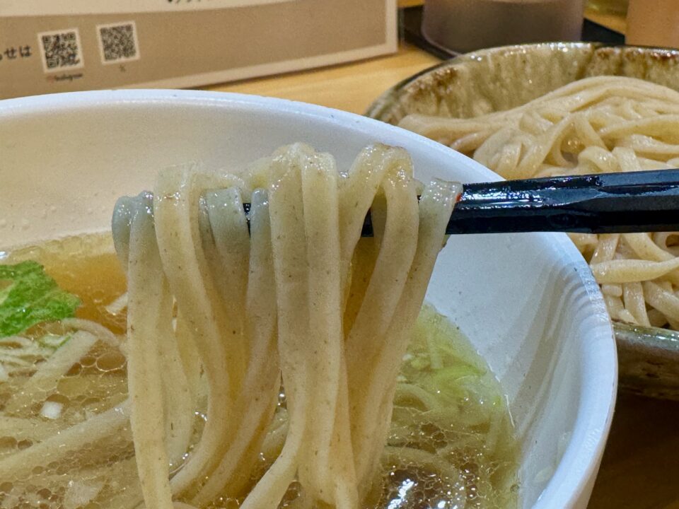 「自家製麺 めぬま」清湯塩つけめん