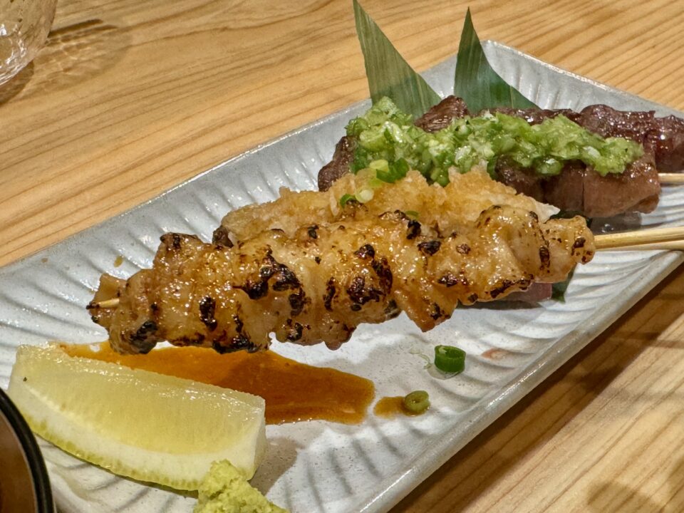 「和食ダイニング 牛串堂 大分高城店」牛串四種定食