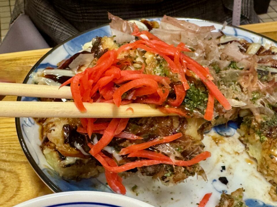 「大納言」お好み焼き定食