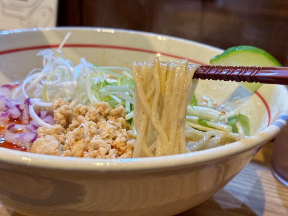 「らーめん 鶏の虜」鶏坦々