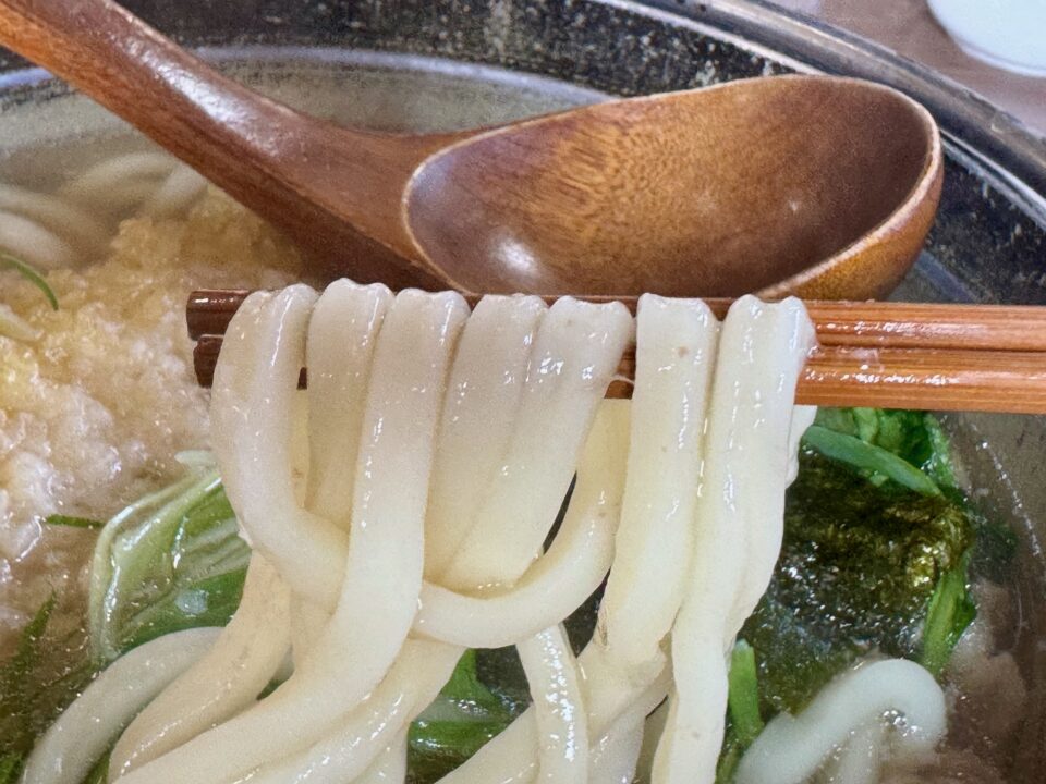 「元禄うどん 高城本店」鍋焼きうどん