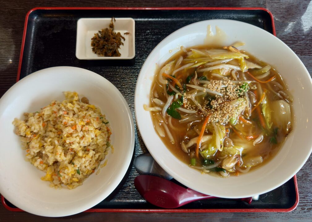 「昭和焼飯店」あんかけ焼きそばランチ