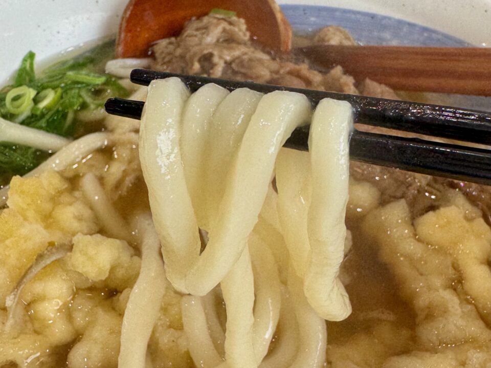 「鳴門うどん光吉店」ごぼう天肉うどん