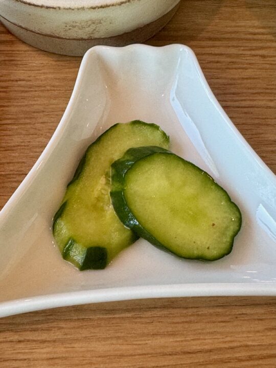「ときのま かふぇ」ときのまランチ・漬物