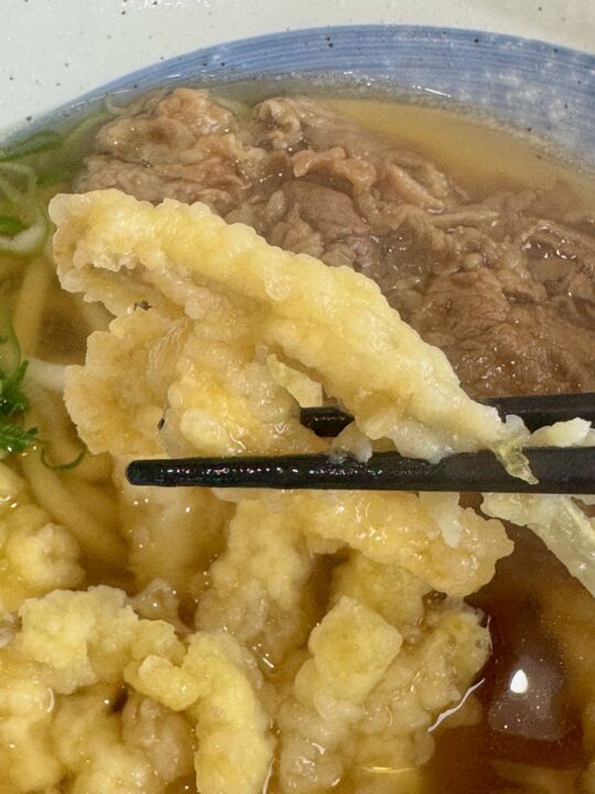 「鳴門うどん光吉店」ごぼう天肉うどん