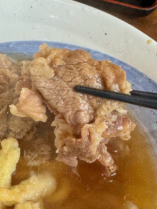 「鳴門うどん光吉店」ごぼう天肉うどん