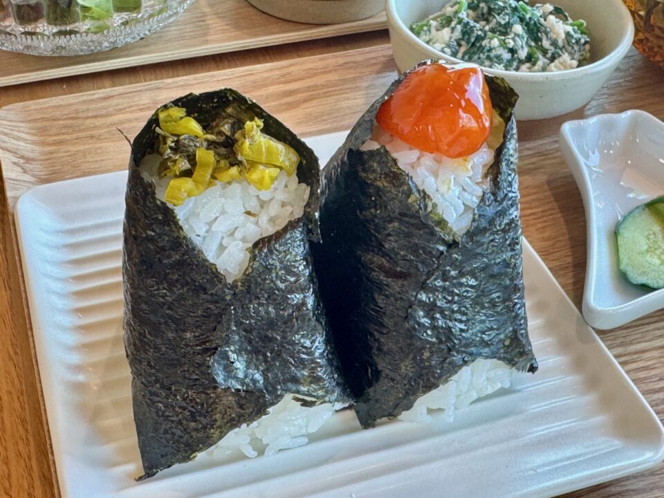 「ときのま かふぇ」ときのまランチ・おむすび