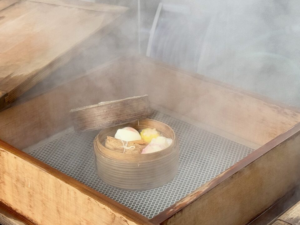 「一休み こびり」”地獄蒸し”ヘルシーセット