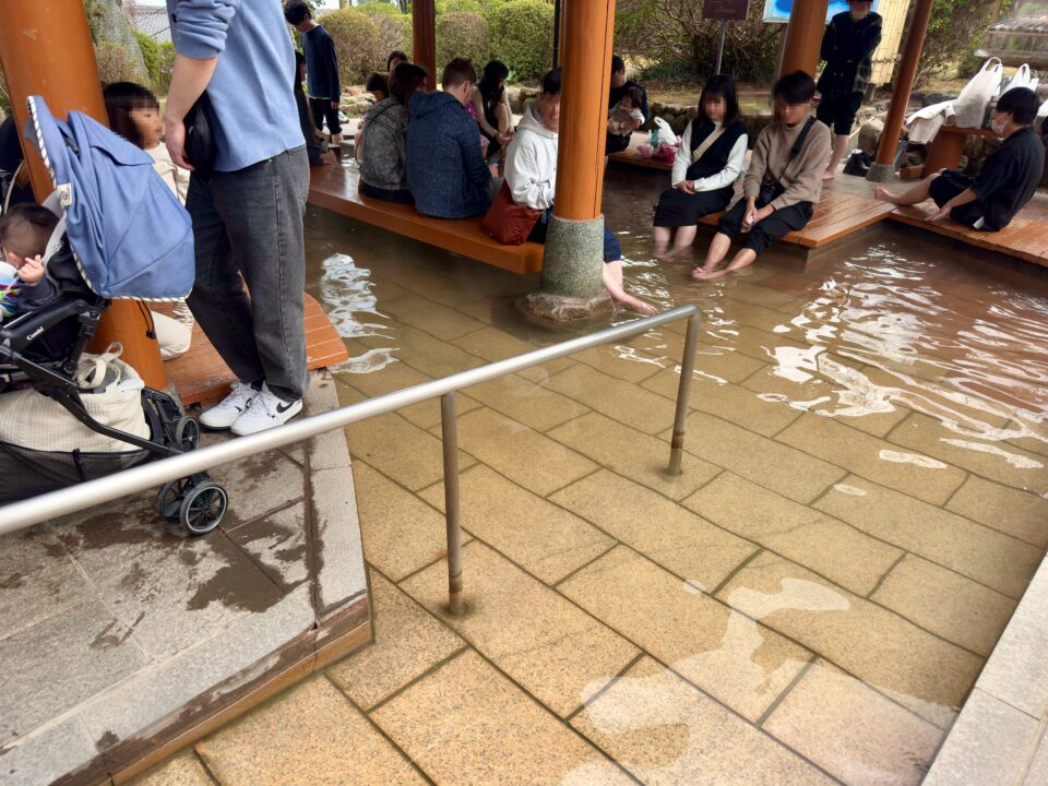 「海地獄」足湯