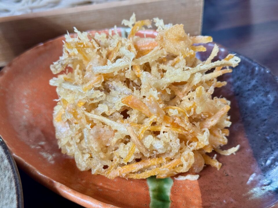 「天地庵」本枯節香るかき揚げぶっかけおろし蕎麦