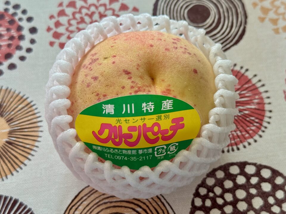 「清川ふるさと物産館 夢市場(道の駅きよかわ)」クリーンピーチ