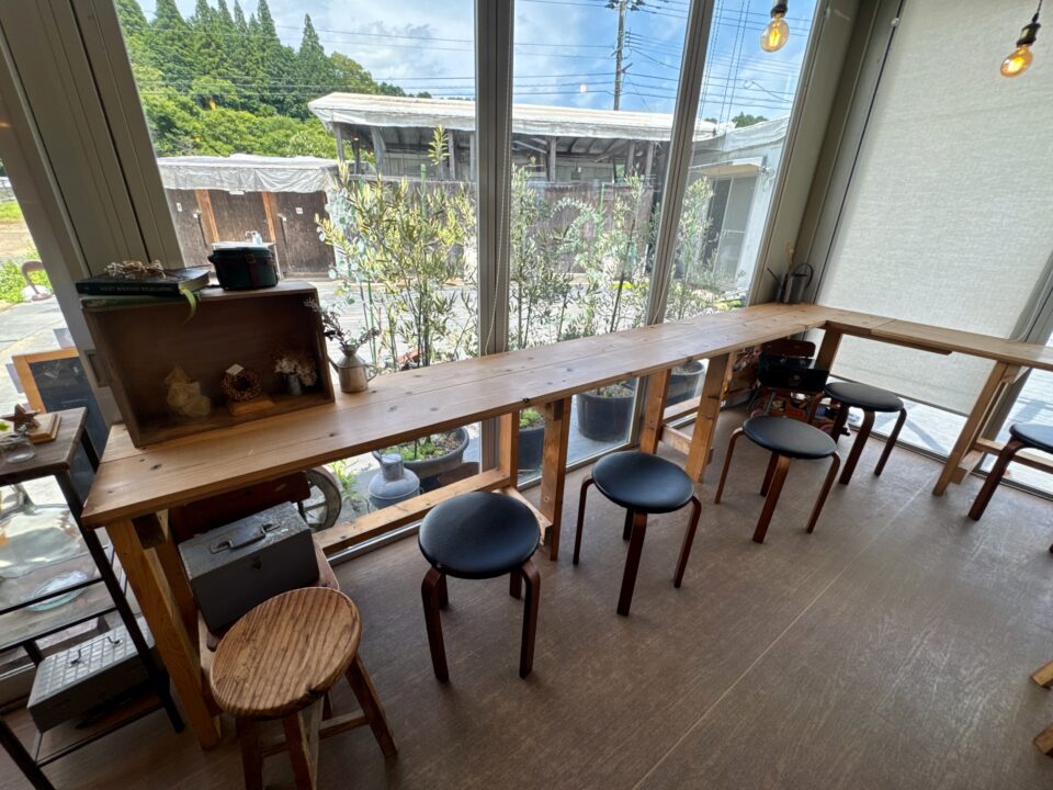 「あっきらきら農園 Berry Farmer’s Kitchen」イートインスペース