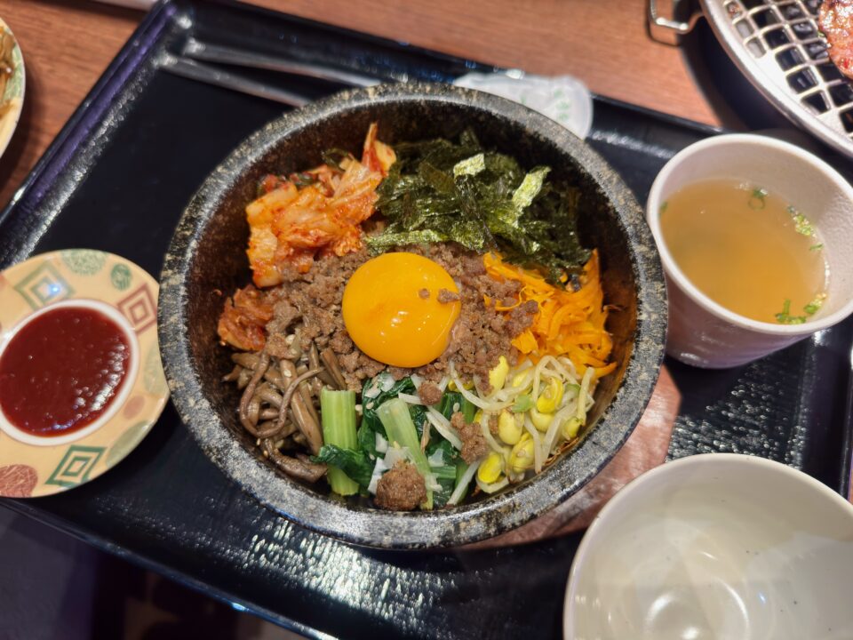 「韓国苑 わさだ店」石焼キムチビビンバ