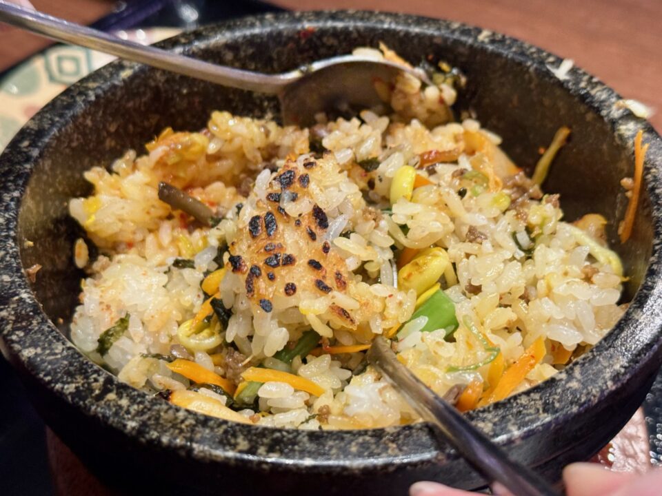 「韓国苑 わさだ店」石焼キムチビビンバ