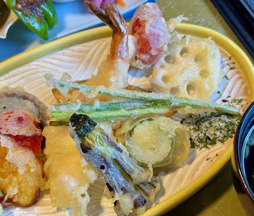 「古都の酒家 海鮮 かわ村」お好み御膳・天婦羅