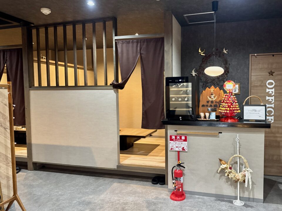 「別府焼肉 きんぼし」店内