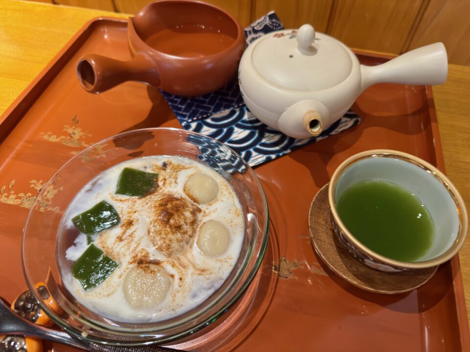 「和カフェ ひめのえん」アイスクリームぜんざい