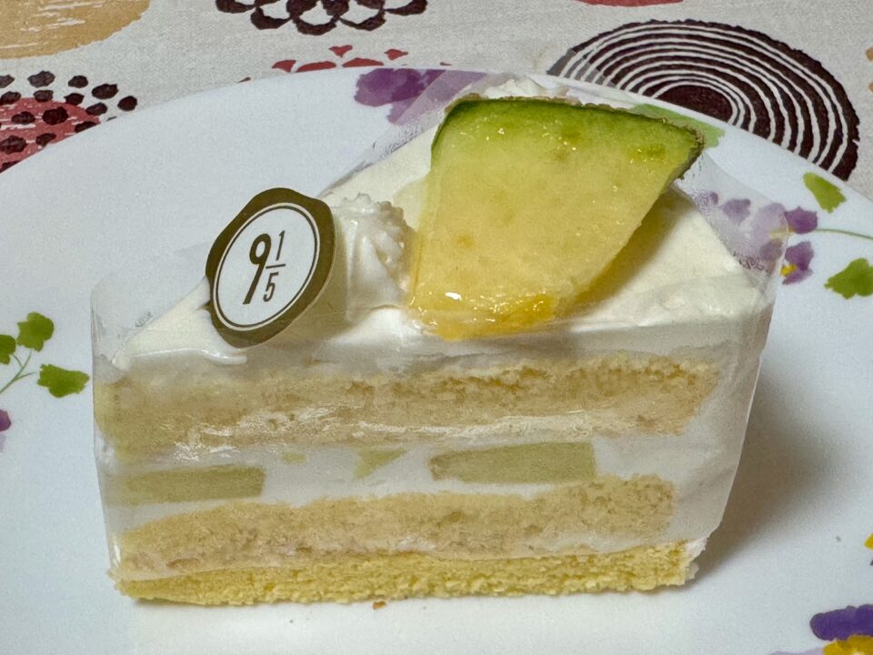 「きゅうとごぶんのいち」ショートケーキ