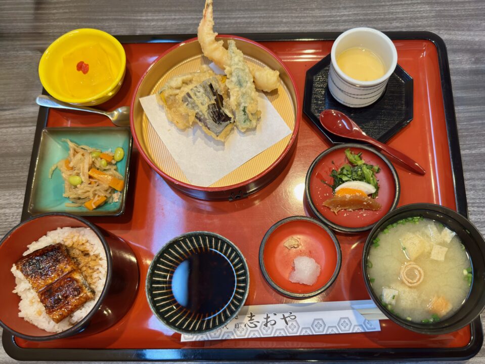 「志おや 四日市本店」ランチ（天ぷら）