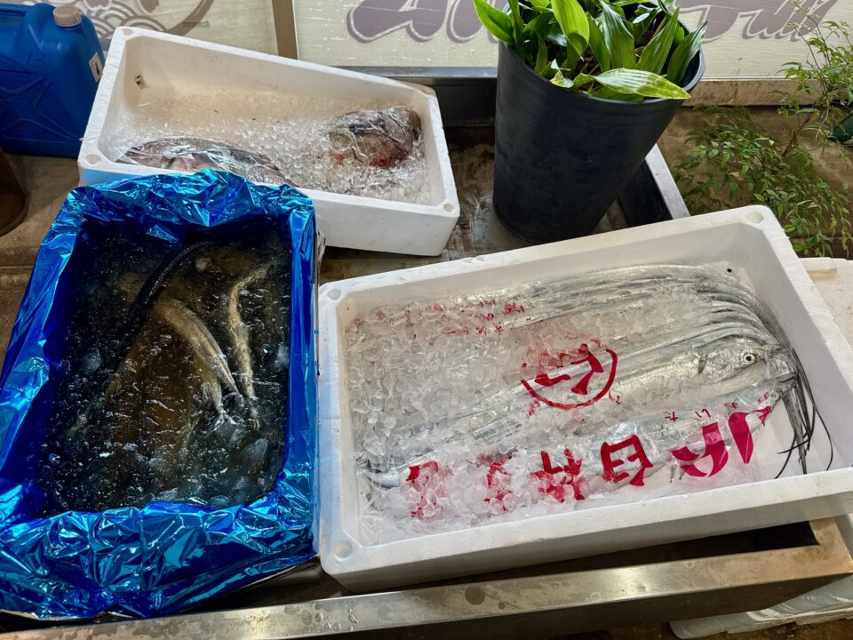 「藤田鮮魚店」店内
