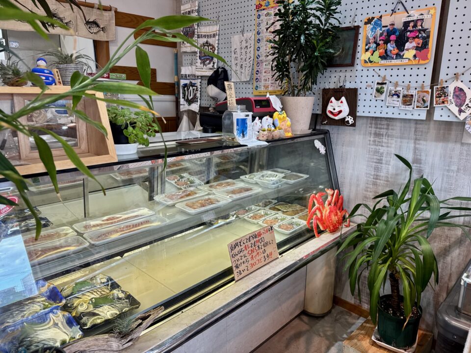 「藤田鮮魚店」店内