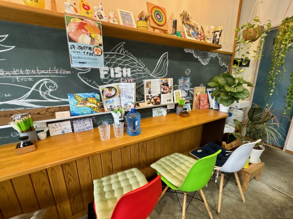 「藤田鮮魚店」店内