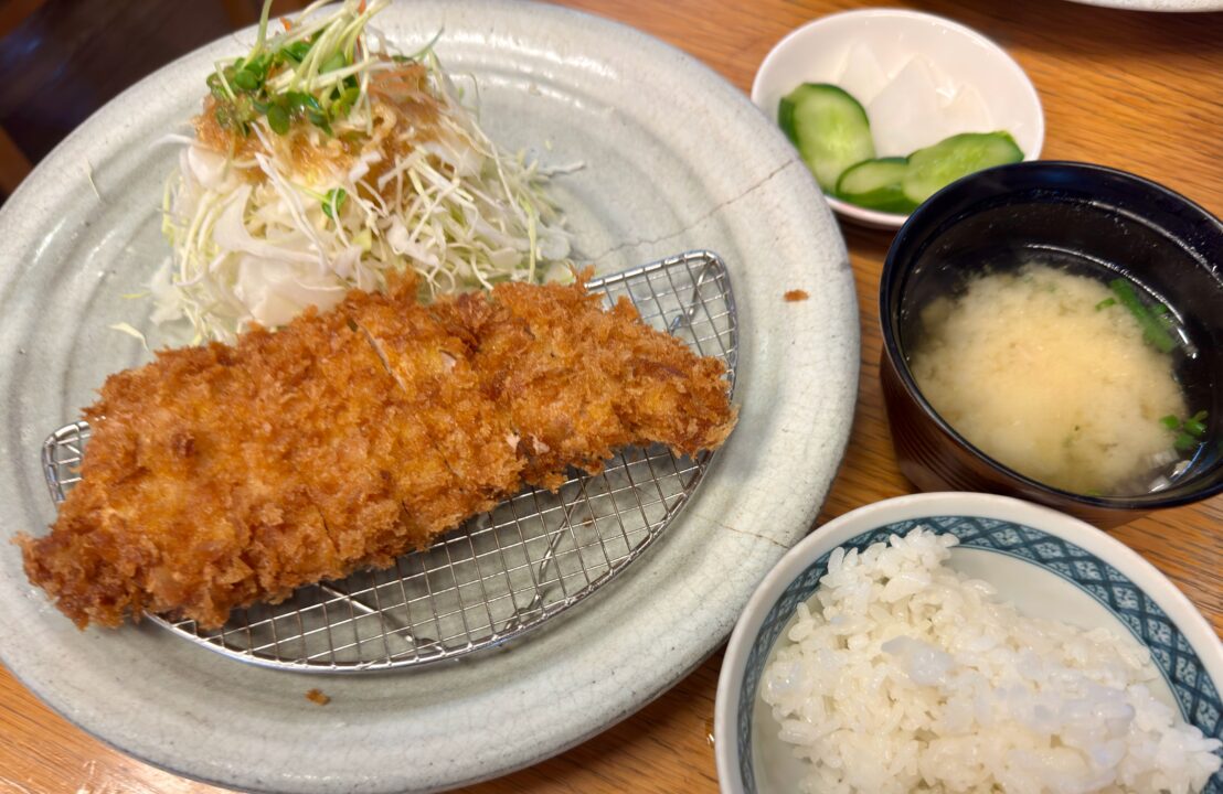 「不二かつ 大分店」ロースかつ定食