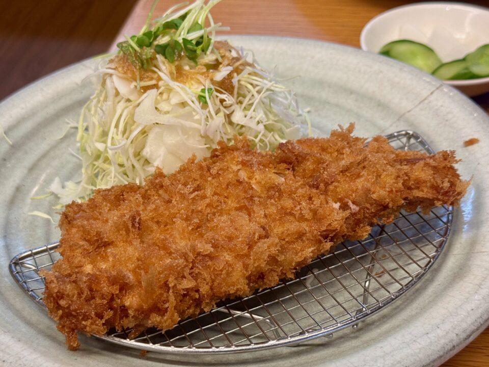 「不二かつ 大分店」ロースかつ定食