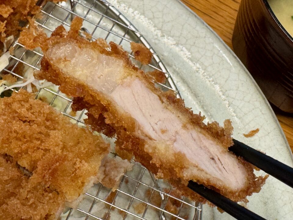 「不二かつ 大分店」ロースかつ定食