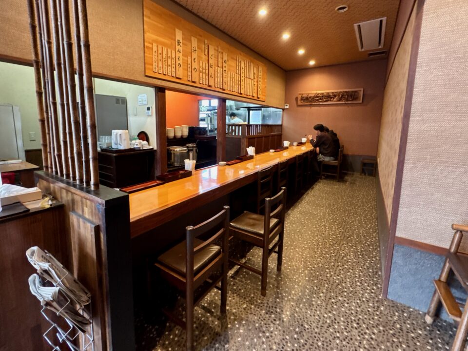 「天ぷら 一修」店内