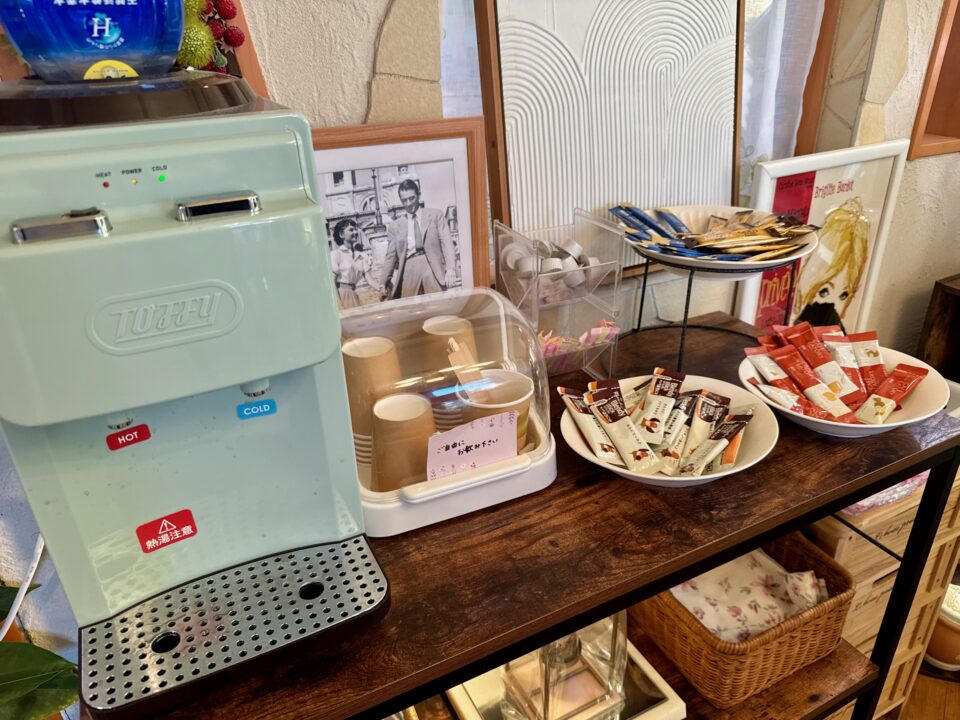 「パティスリー グランエポック」ドリンクサービス