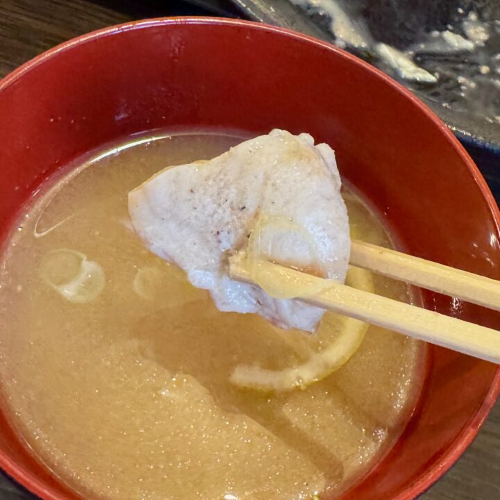 「和食ダイニング 海龍」みそ汁