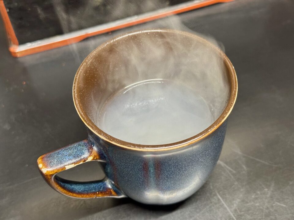 「永楽庵」そば湯