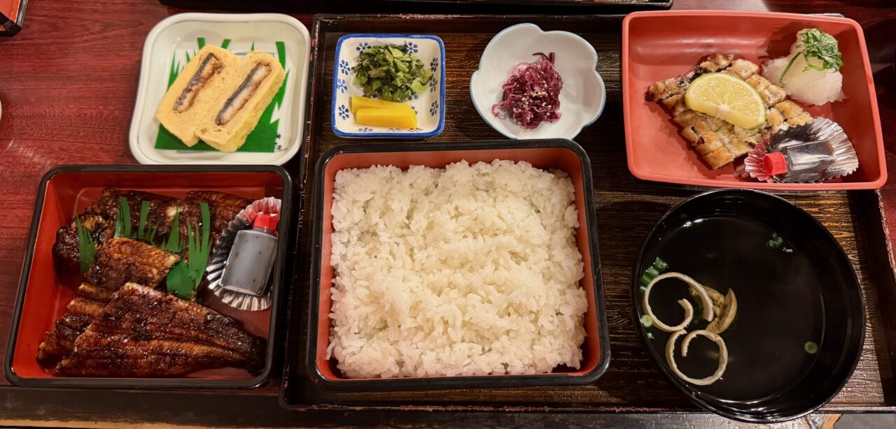 「うなぎの幸栄 大道店」うなぎ定食・上