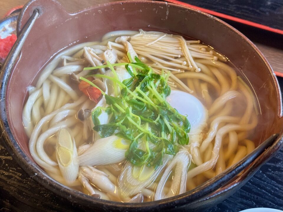「豊後おかめうどん」鍋焼きうどん