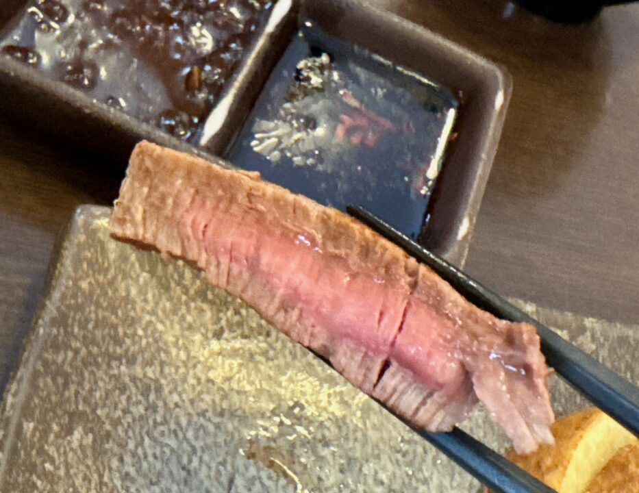 「グリルみつば」ステーキランチ（フィレステーキ）