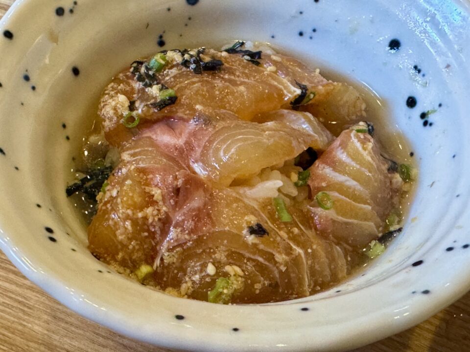 「お食事処 初和」鯛茶天ぷらセット