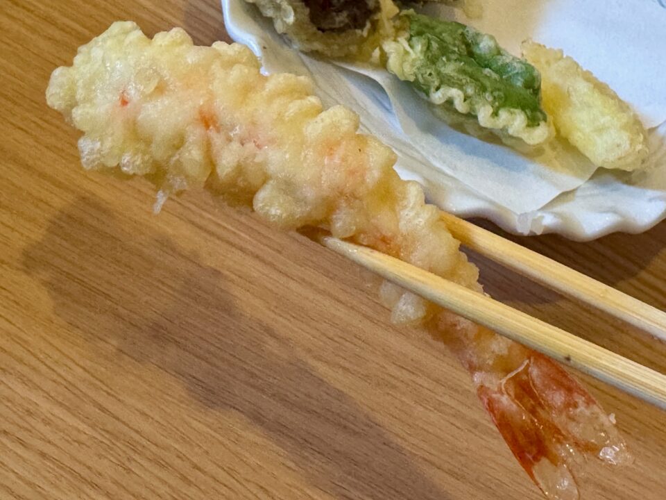 「お食事処 初和」鯛茶天ぷらセット