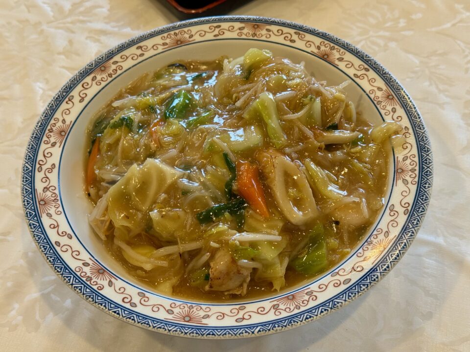 「レストラン鈴」あんかけ焼きそば