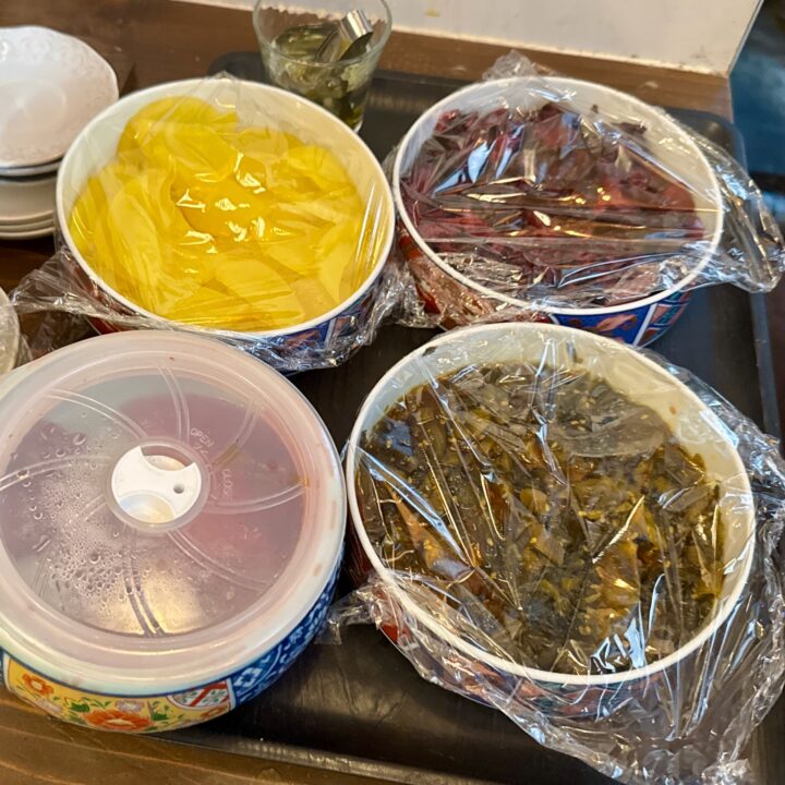 「浪漫酒場 六月六日」漬物サービス